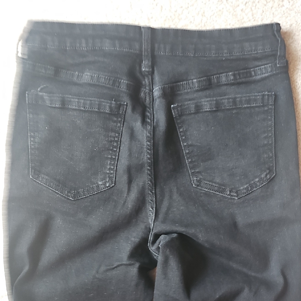 Abound Black Womens Jeans. Stretch Flare Bell Bottoms - Picture 3 of 5